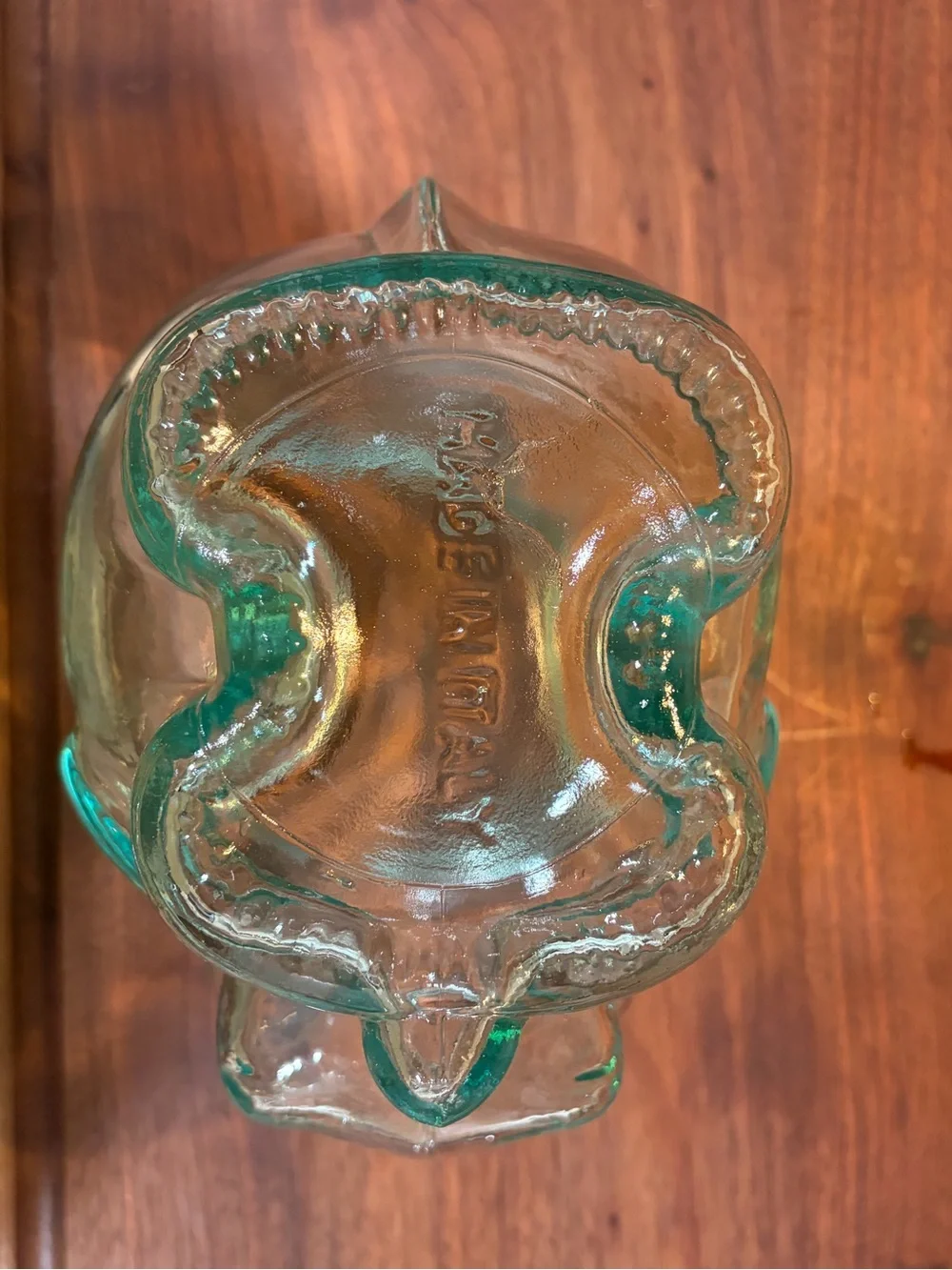 Glass Elephant Jar with Cork Lid